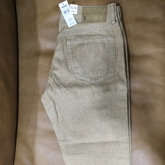 Todd Snyder Tan Slim Jeans - Picture 2 of 8